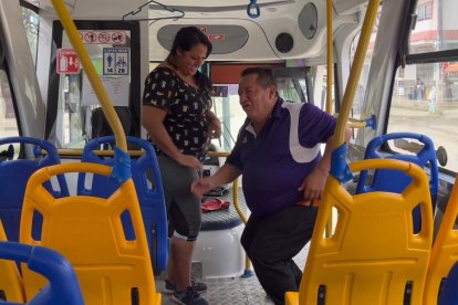 Con la secretaria de la cooperativa La Ponceñita, literalmente se fue hasta abajo.