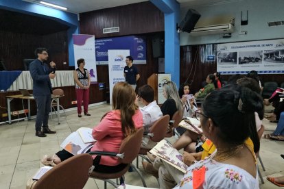 La reunión se efectuó en el salón principal del CNE provincial de Napo.