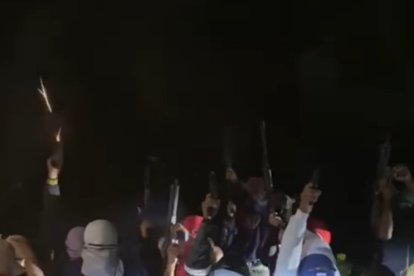 Supuestos Choneros difundieron grabación amenazando.