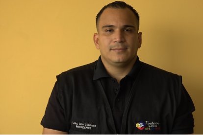 Luis Giménez, presidente de la fundación Manos Venezolanas