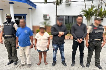 Cuatro personas fueron detenidas por la Policía tras el hallazgo.