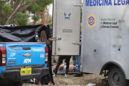 Los cadáveres fueron hallados al Laboratorio de Criminalística y Ciencias Forenses.