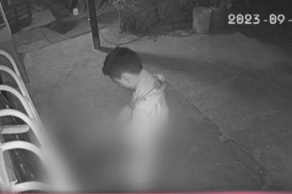 A las 02:00, el sospechoso, de 19 años, abusó sexualmente de la perra que se había quedado afuera de su casa.