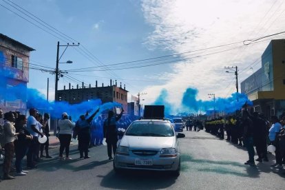 La despedida de la autoridad fue emotiva.