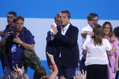 Sergio Massa reconoció la derrota.