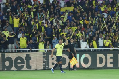 Ángel Mena realizó la anotación para Ecuador.