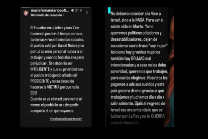 Estos son los mensajes que dejó Mafer Ríos en sus historias.