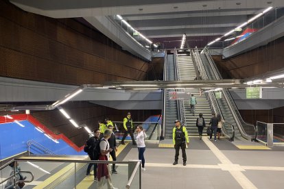 Las estaciones del Metro de Quito lucen impecables. La entidad ha pedido a la ciudadanía no dañarlas.