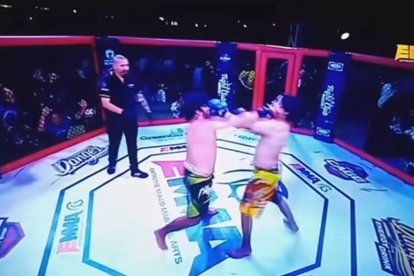 Felipe Crespo 'repartió' puñete a Garzón en la noche del sábado.