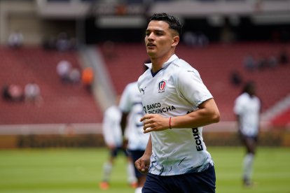Alexander Alvarado, es el hombre gol de Liga de Quito.
