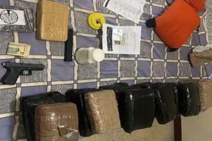 las evidencias hallada en el inmuble donde habitaba Batallas.