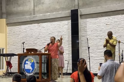 Las víctimas fueron al culto y hablaron de lo ocurrido.