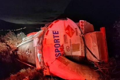 Hubo dos heridos tras el siniestro