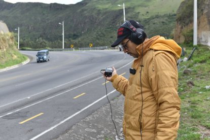 Por varios minutos se captaron las frecuencias auditivas del sitio, lo que se conoce como sicofonías.