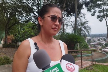 La concejal Alexi Ajón reclamó mayor seguridad en Quevedo y en las carreteras de la provincia de Los Ríos.