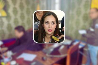 La fiscal María José Aguirre Carbo, quien se encuentra con prisión preventiva.