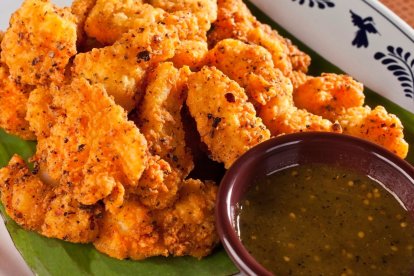 Los mariscos apanados son tradicionales en países de Europa