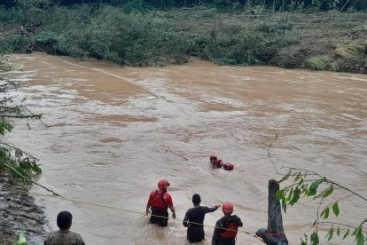 Así se desbordaron los ríos en Pastaza.