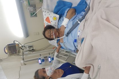 Marlene suele ir a visitar a su hermana en los horarios en los que le permiten en el hospital.