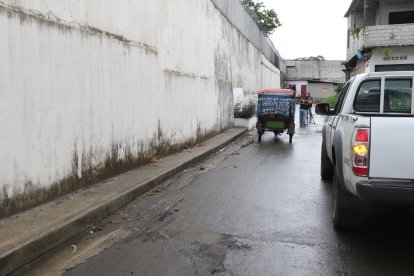En este lugar fueron dejados los tres sacos con restos humanos.