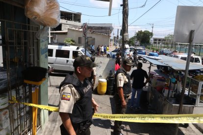 Policías se personaron en el sitio.
