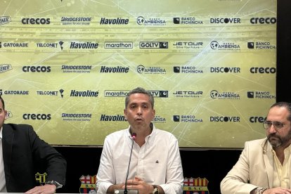 Raúl Chávez vicepresidente administrativo de Barcelona.