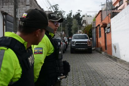 Este es uno de los tres autos de alta gama que fueron decomisados como evidencias.