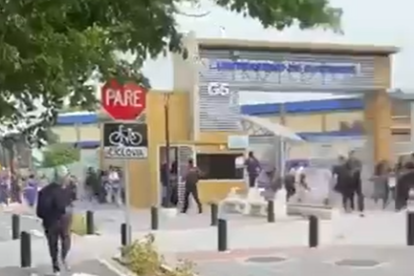 Caos en la Universidad de Guayaquil.