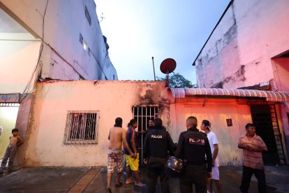 La vivienda afectada.