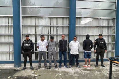 Uno de los detenidos es menor de edad