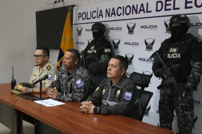 En rueda de prensa, la Policía brindó detalles.