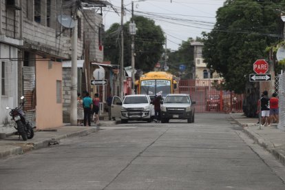 En este sector de Guayaquil se registró el atentado.