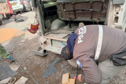 Personal policial decomisó la droga.