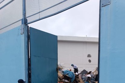 Personal de recolección laboraba.