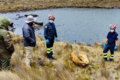 Lugar del hallazgo - Lagunas de Nepale, a 50 kilómetros de Cuenca