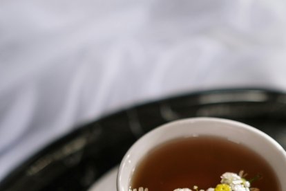 Referencial. Té de manzanilla.
