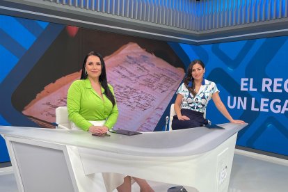 Carolina Mella y Martina Vera, presentadora de Te Veo Ecuador.