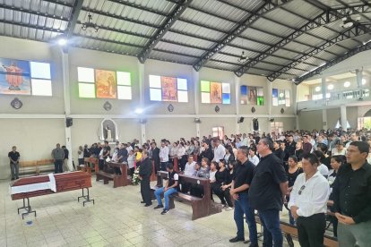 En la iglesia Nuestra Señora de la Merced se hizo la misa de cuerpo presente.