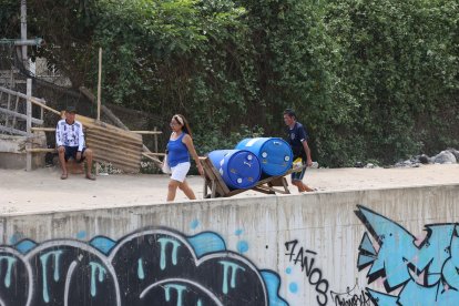 El contrabando de combustible es otro de los males visibles en la frontera.
