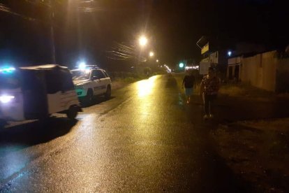 La soledad de la calle en que ocurrió el crimen.