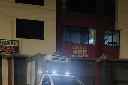 Los agentes estuvieron levantando indicios en la madrugada de este domingo 28 de enero de 2024.