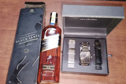 Evidencias del robo.