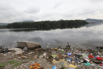 Los hallazgos se dieron en este sector del Estero Salado.