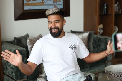 Cristhian Noboa, no esconde nada, le gusta hablar de frente.