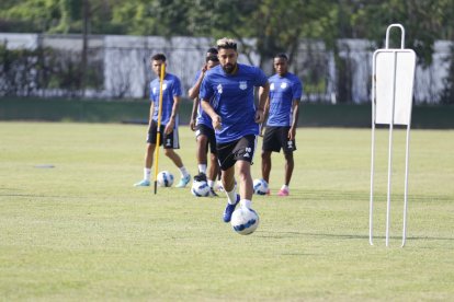 Noboa en pleno entrenamiento en su regreso al Capwell.