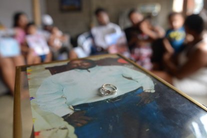 El anillo con el que en octubre pasado Joppre le pidió matrimonio.