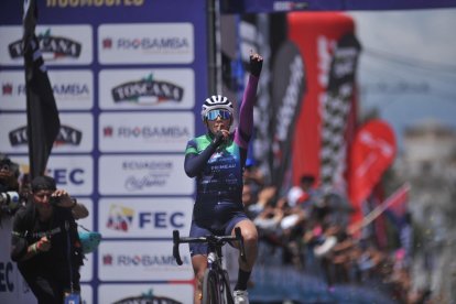 Miryam Núñez se coronó como la nueva campeona de la ruta ecuatoriana.