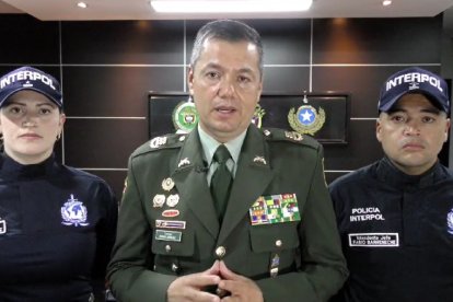 Coronel Edwin Masleider Urrego Pedraza, Director de Investigación Criminal e INTERPOL DIJIN.