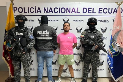 Días después de la aprehensión del Gringo, cayó Alacrán Junior en Guayaquil.