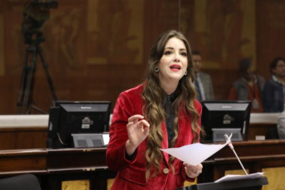 Mónica Palacios, asambleísta.